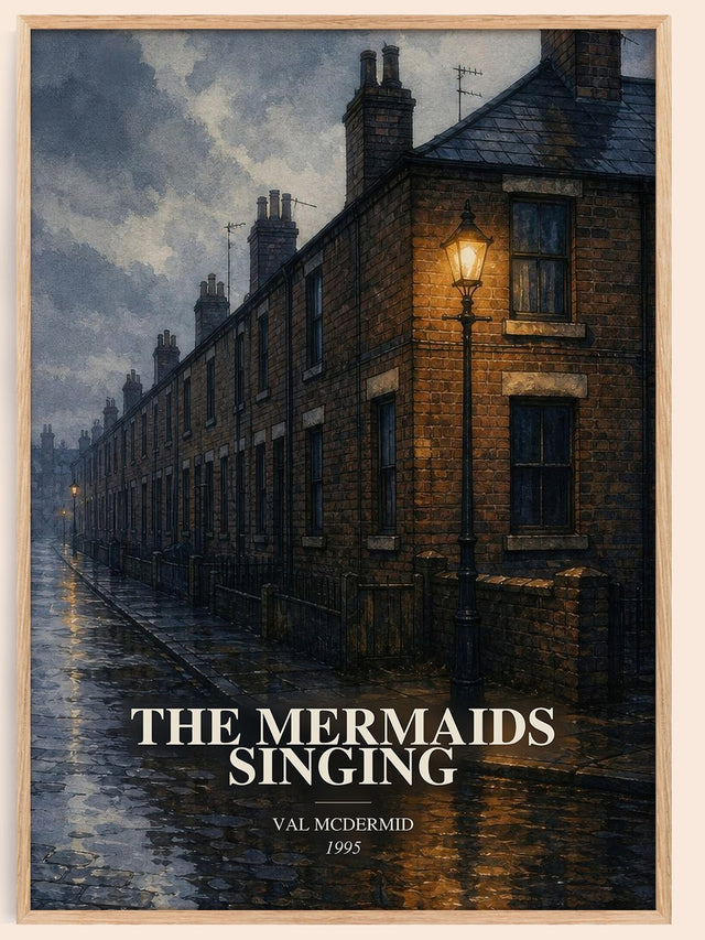 The Mermaids Singing Book Watercolour Illustration by Val McDermid