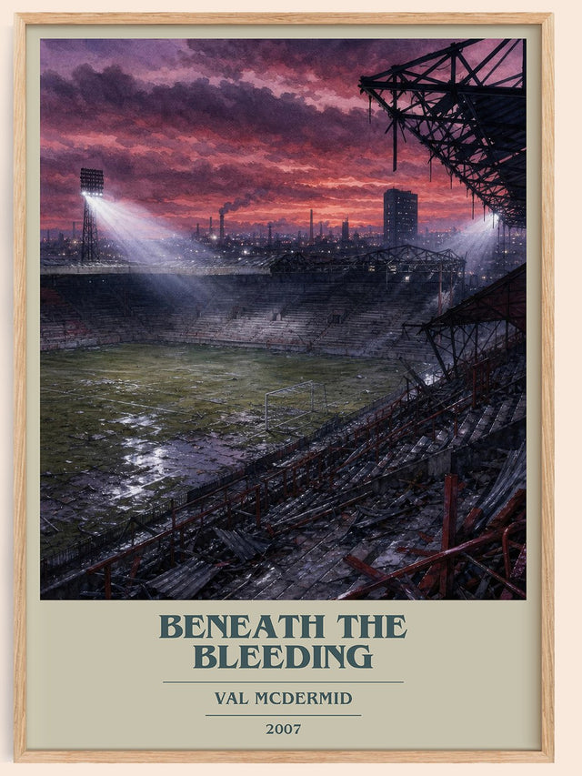 Beneath the Bleeding Book Cover Poster by Val McDermid