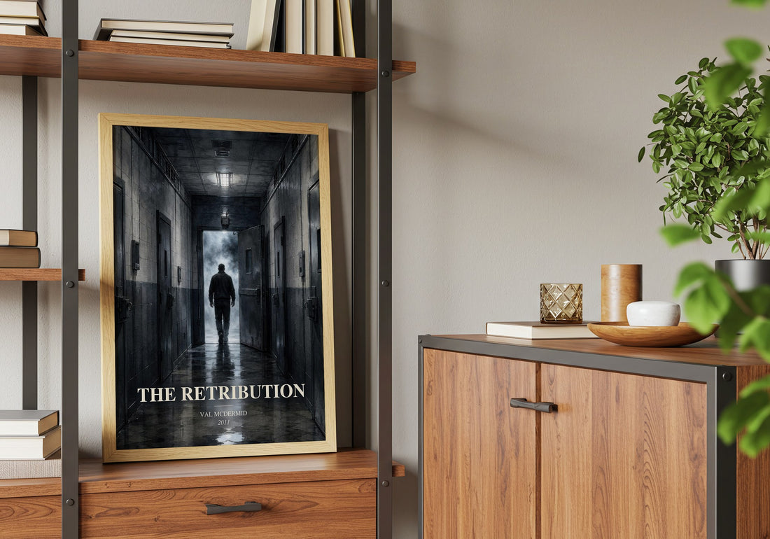 The Retribution book watercolour illustration paper finish options – matte satin gloss