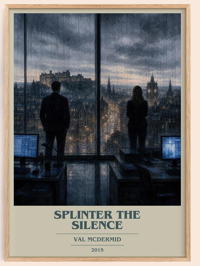 Splinter the Silence Book Cover Poster by Val McDermid