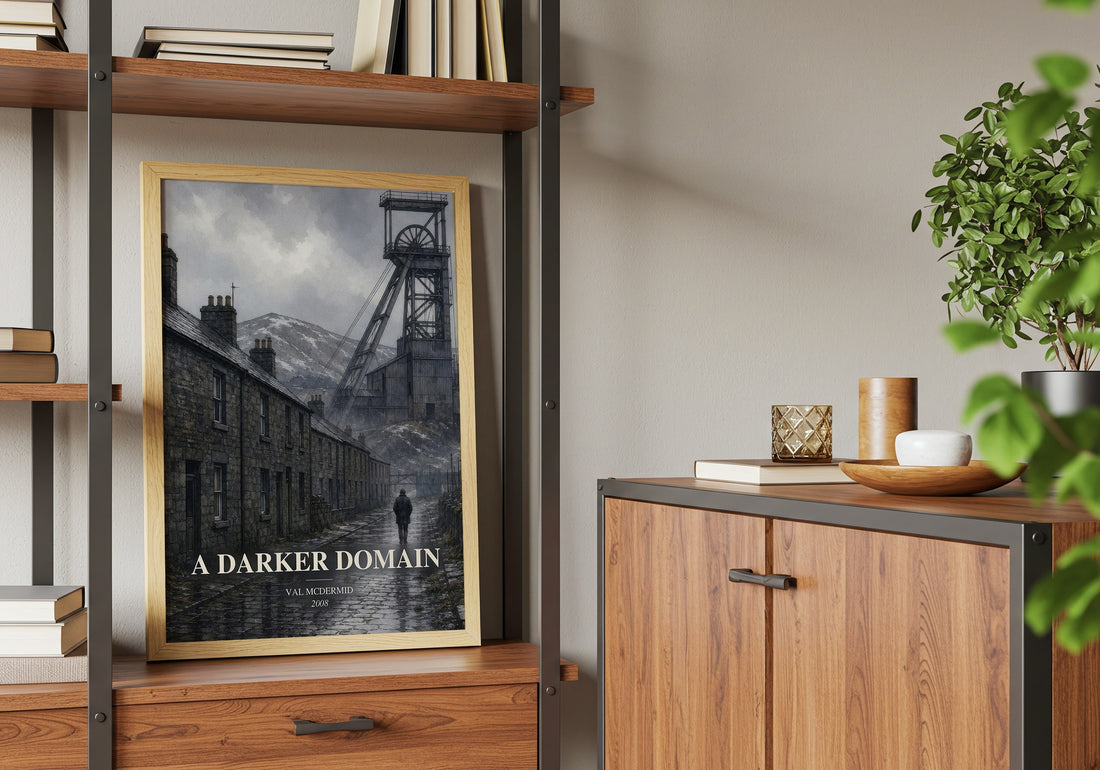 A Darker Domain book watercolour illustration paper finish options – matte satin gloss