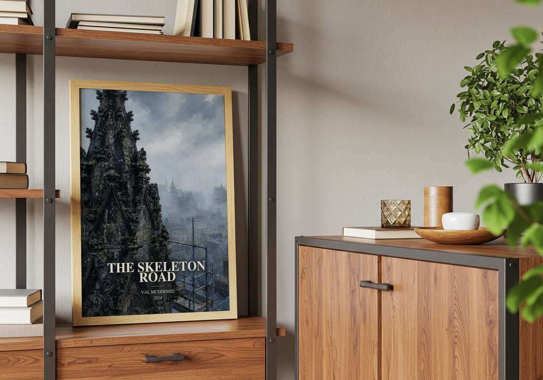 The Skeleton Road book watercolour illustration paper finish options – matte satin gloss