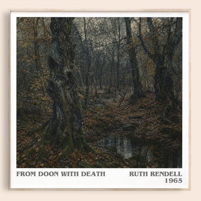 From Doon with Death Literary Art Print by Ruth Rendell