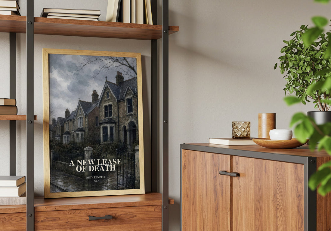 A New Lease of Death book watercolour illustration paper finish options – matte satin gloss