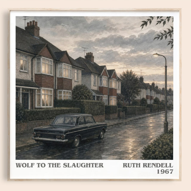 Wolf to the Slaughter Literary Art Print by Ruth Rendell