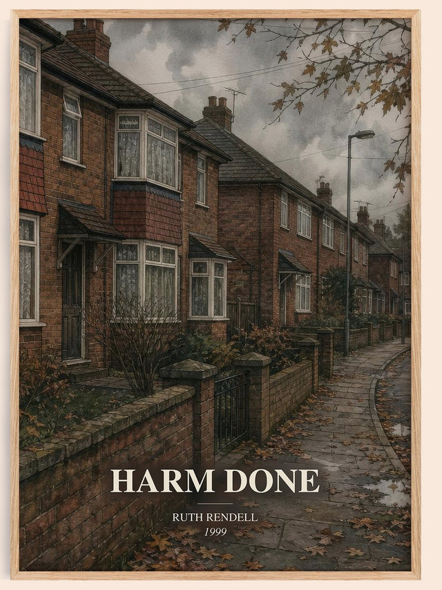 Harm Done Book Watercolour Illustration by Ruth Rendell
