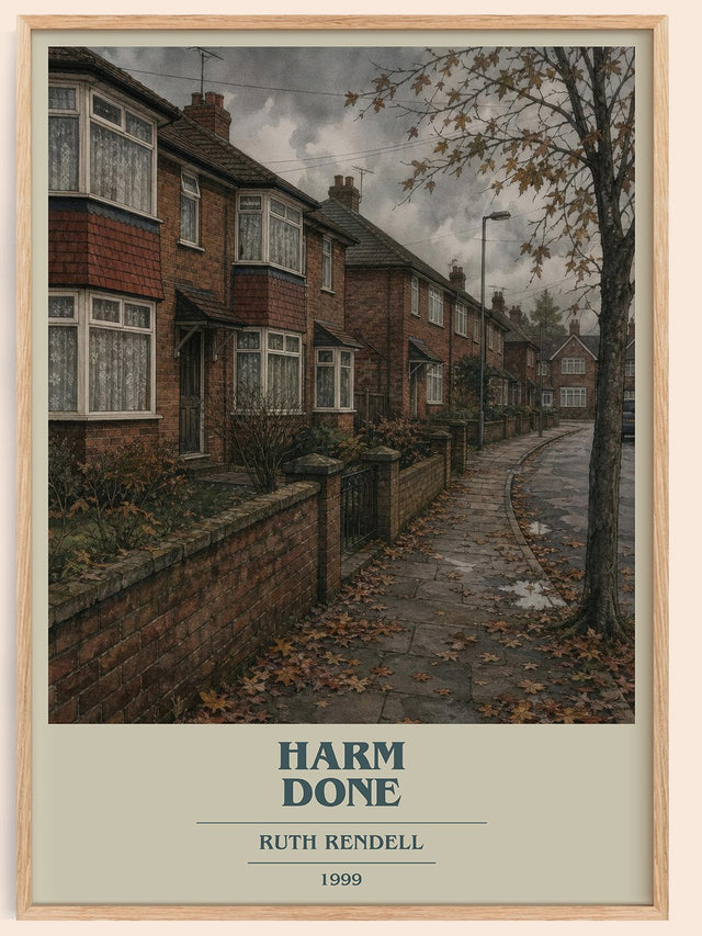 Harm Done Book Cover Poster by Ruth Rendell