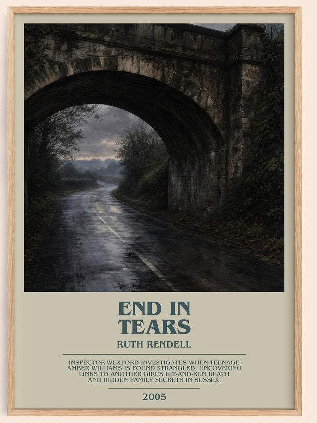 End in Tears Bookish Wall Art by Ruth Rendell