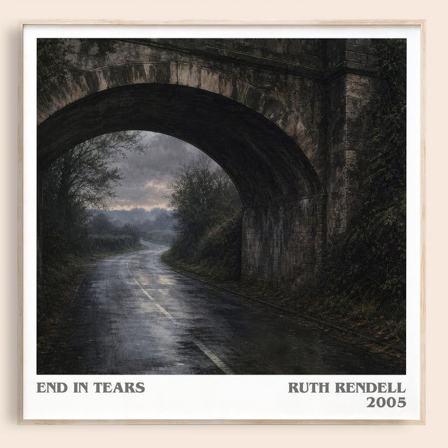 End in Tears Literary Art Print by Ruth Rendell