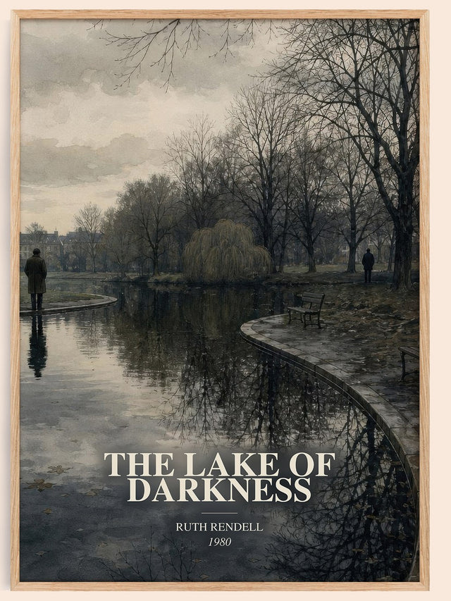 The Lake of Darkness Book Watercolour Illustration by Ruth Rendell