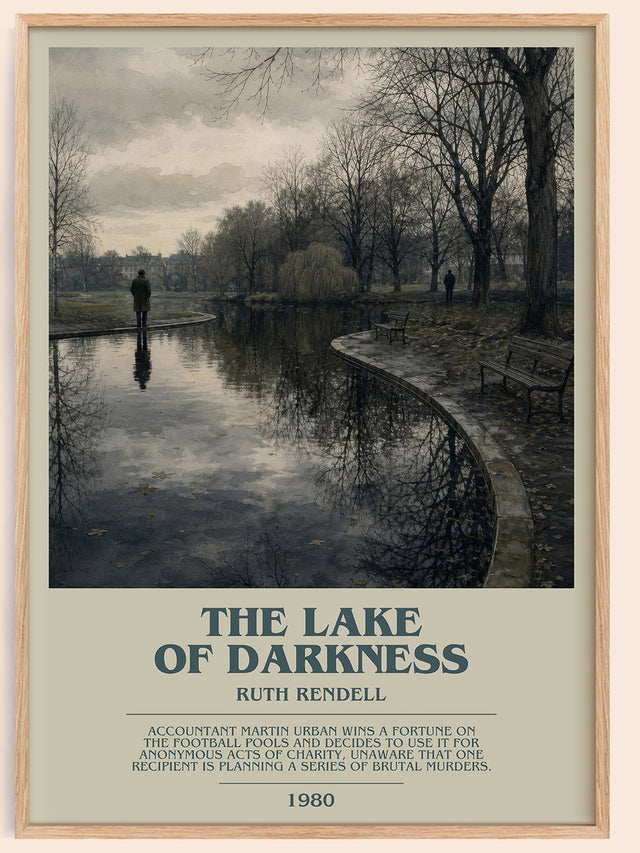 The Lake of Darkness Bookish Wall Art by Ruth Rendell