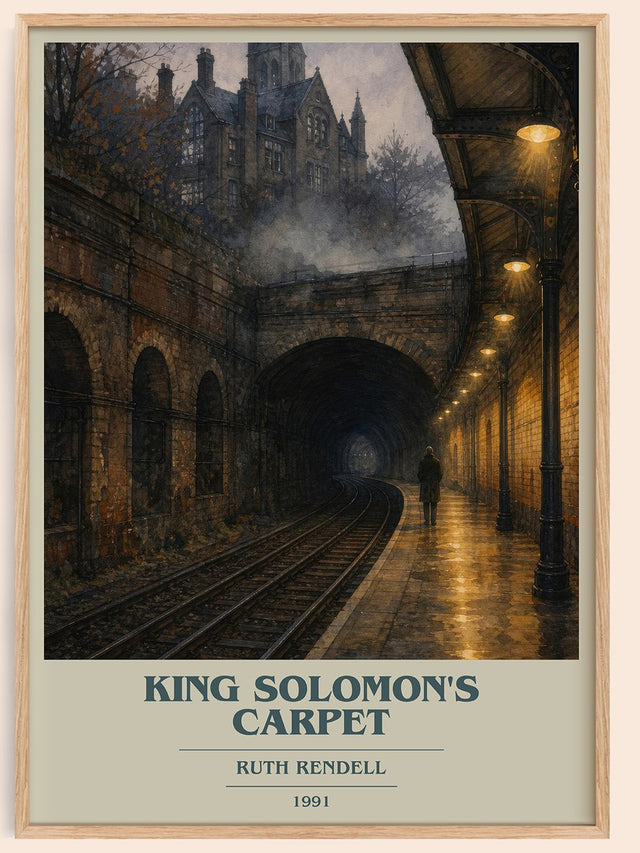 King Solomon's Carpet Book Cover Poster by Ruth Rendell