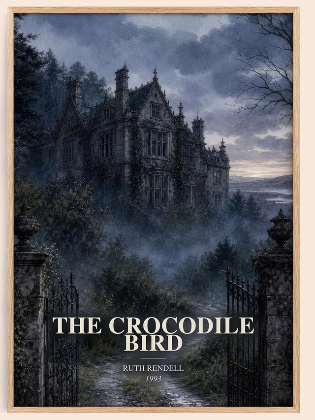 The Crocodile Bird Book Watercolour Illustration by Ruth Rendell