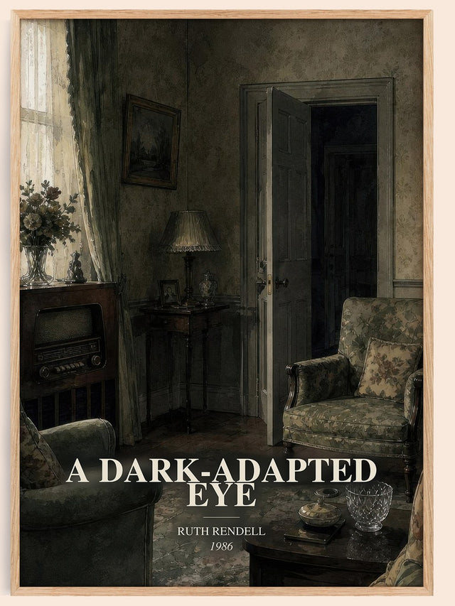 A Dark-Adapted Eye Book Watercolour Illustration by Ruth Rendell