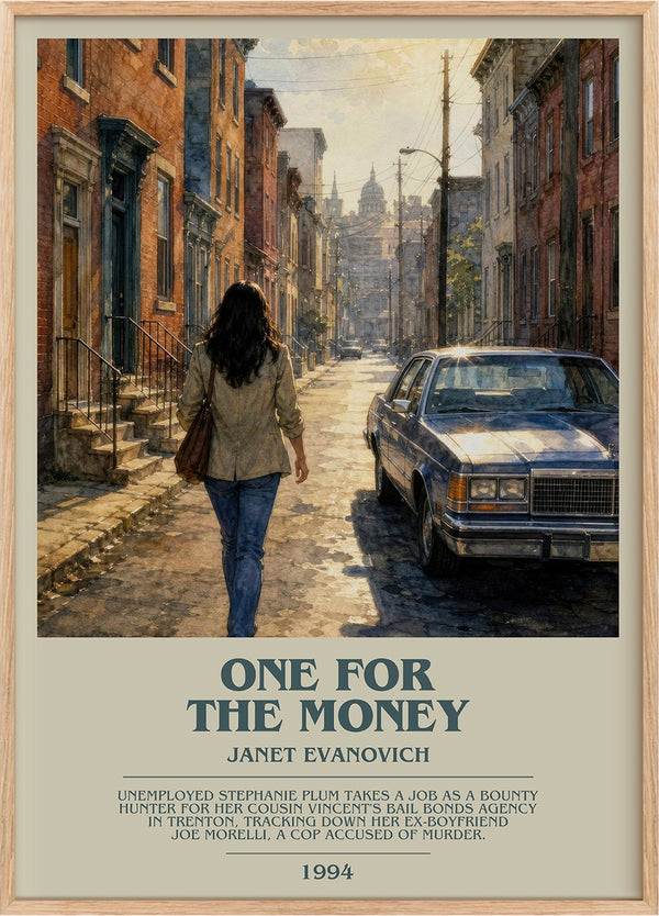 One for the Money Bookish Wall Art by Janet Evanovich