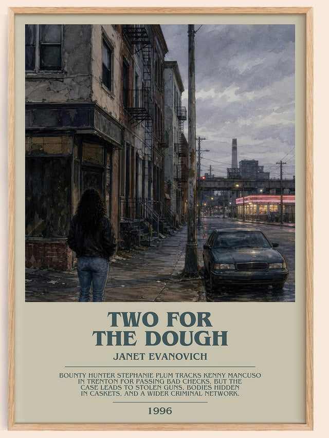 Two for the Dough Bookish Wall Art by Janet Evanovich