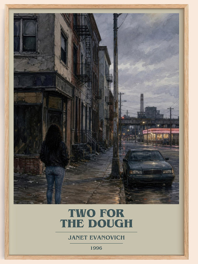 Two for the Dough Book Cover Poster by Janet Evanovich