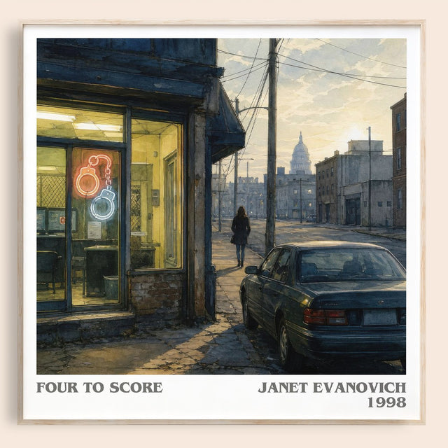 Four to Score Literary Art Print by Janet Evanovich