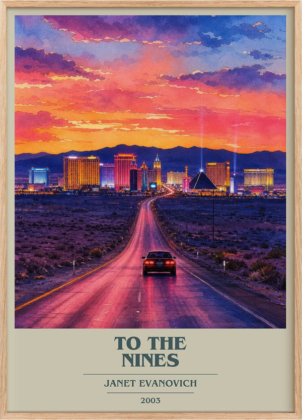 To the Nines Book Cover Poster by Janet Evanovich