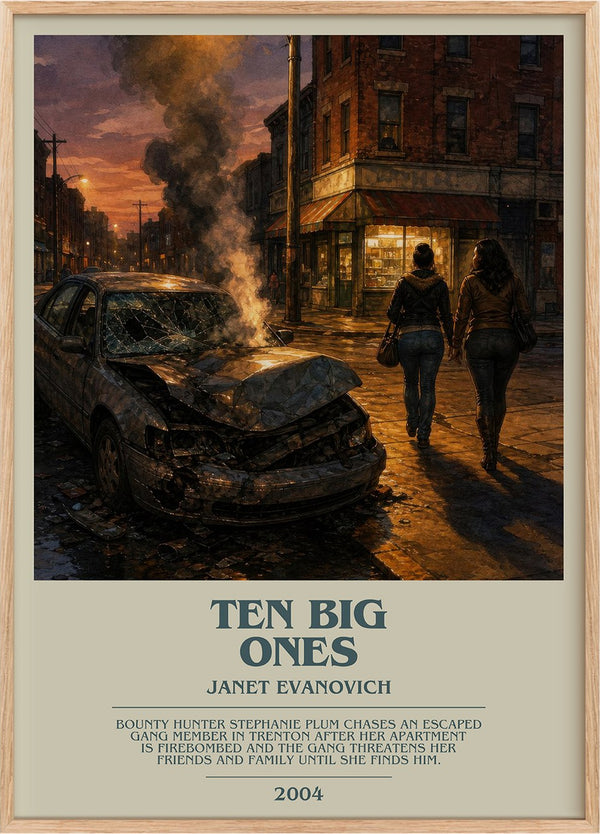Ten Big Ones Bookish Wall Art by Janet Evanovich