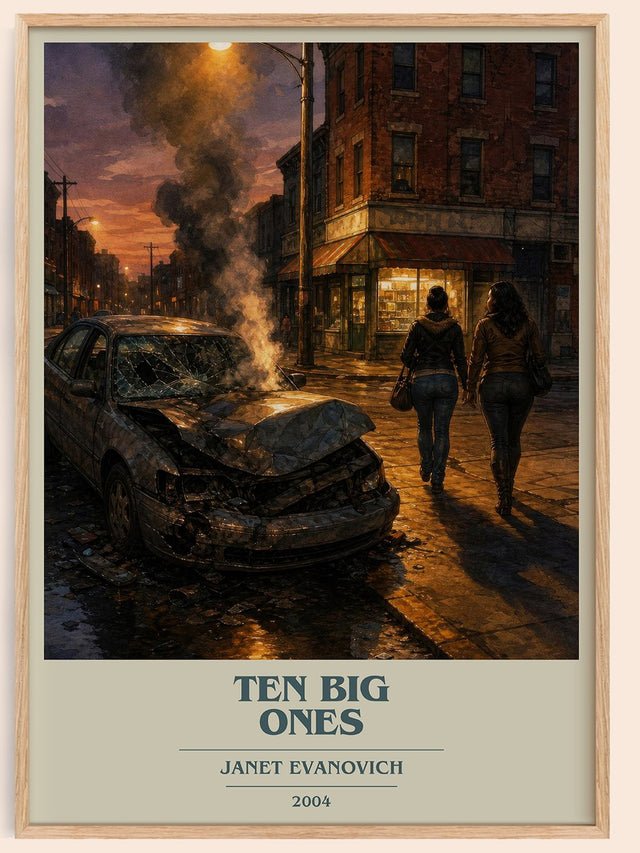 Ten Big Ones Book Cover Poster by Janet Evanovich