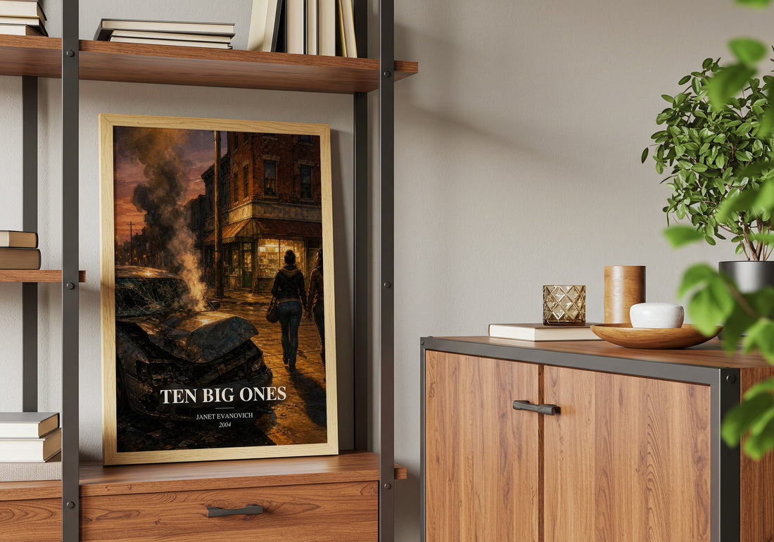 Ten Big Ones book watercolour illustration paper finish options – matte satin gloss