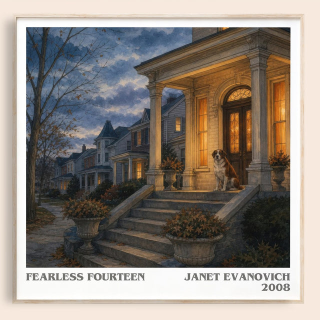 Fearless Fourteen Literary Art Print by Janet Evanovich