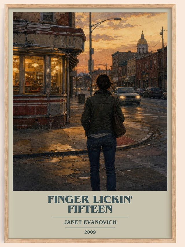 Finger Lickin' Fifteen Book Cover Poster by Janet Evanovich