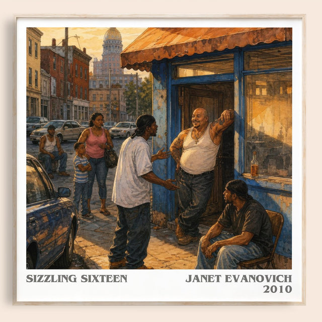 Sizzling Sixteen Literary Art Print by Janet Evanovich