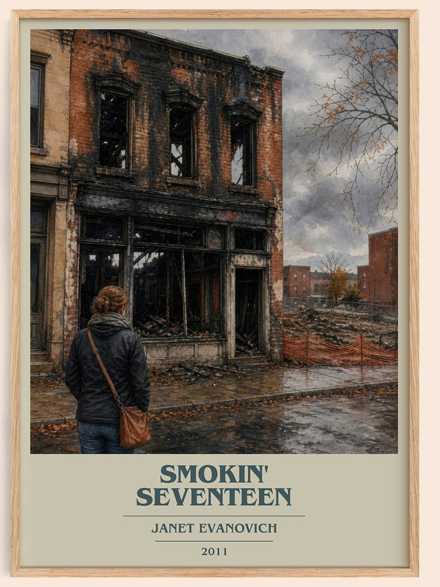 Smokin' Seventeen Book Cover Poster by Janet Evanovich