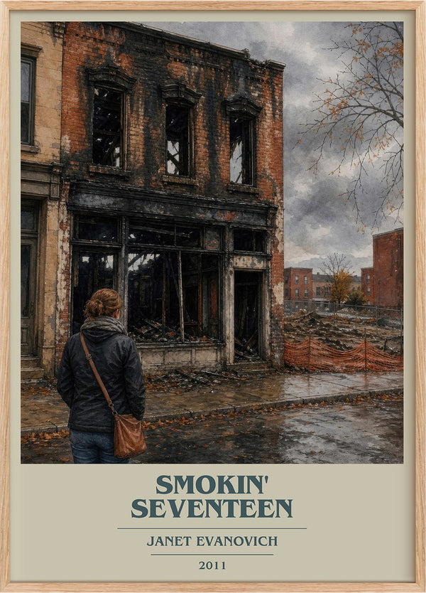 Smokin' Seventeen Book Cover Poster by Janet Evanovich