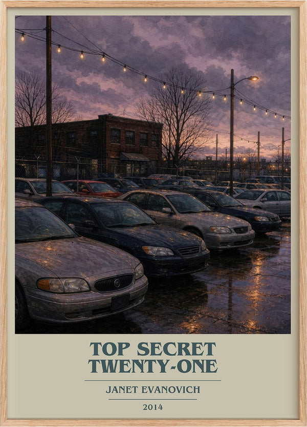 Top Secret Twenty-One Book Cover Poster by Janet Evanovich