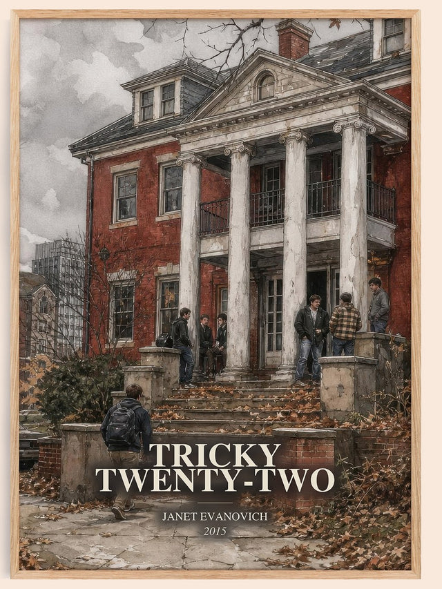 Tricky Twenty-Two Book Watercolour Illustration by Janet Evanovich