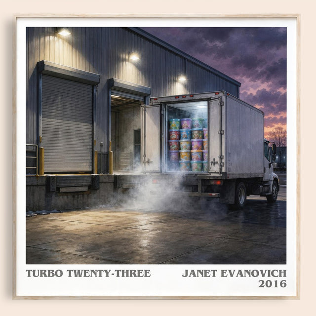 Turbo Twenty-Three Literary Art Print by Janet Evanovich
