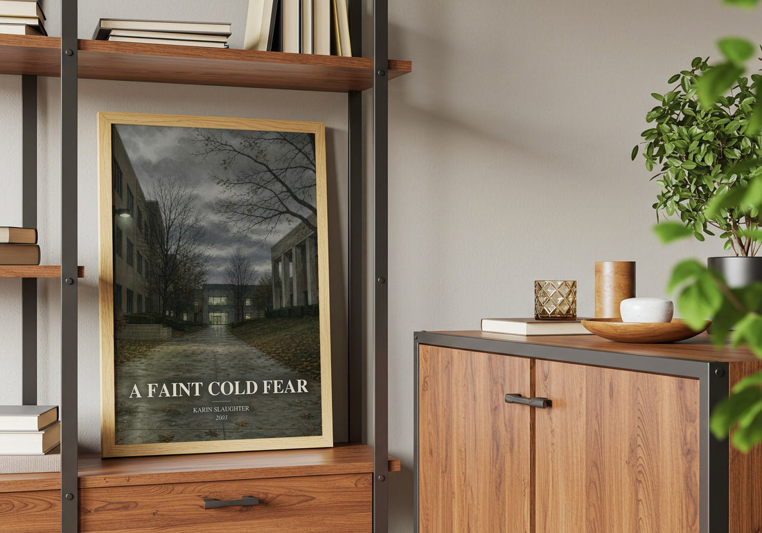 A Faint Cold Fear book watercolour illustration paper finish options – matte satin gloss