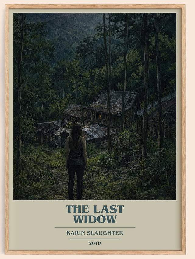 The Last Widow Book Cover Poster by Karin Slaughter