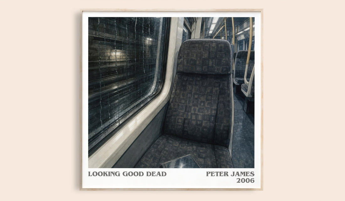 Looking Good Dead literary book poster by Peter James – framed literary art print