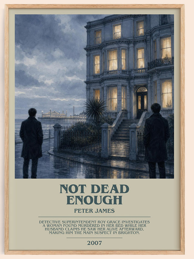 Not Dead Enough Bookish Wall Art by Peter James