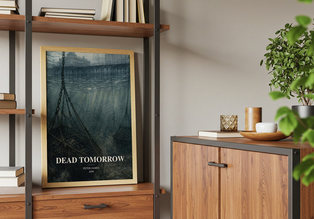 Dead Tomorrow book watercolour illustration paper finish options – matte satin gloss