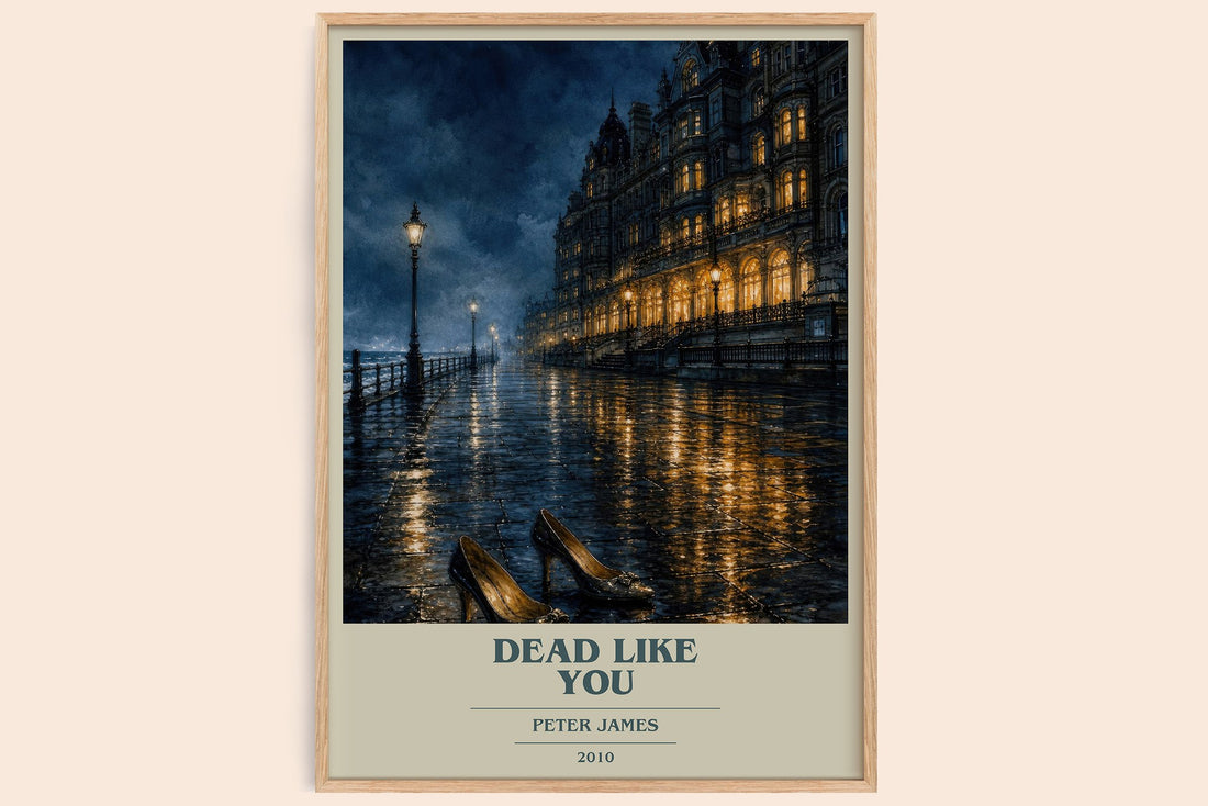 Dead Like You book cover book poster by Peter James – framed literary art print