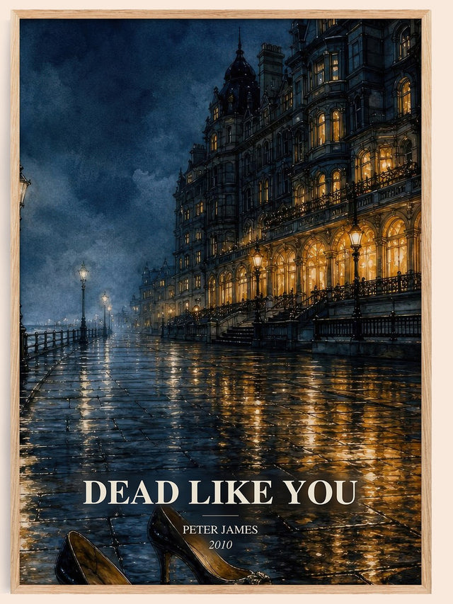 Dead Like You Book Watercolour Illustration by Peter James