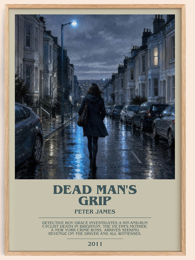 Dead Man's Grip Bookish Wall Art by Peter James