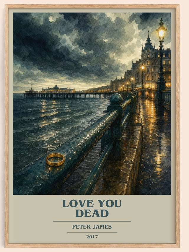 Love You Dead Book Cover Poster by Peter James