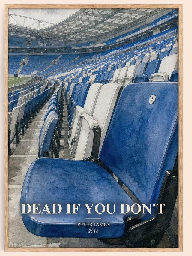 Dead If You Don't Book Watercolour Illustration by Peter James