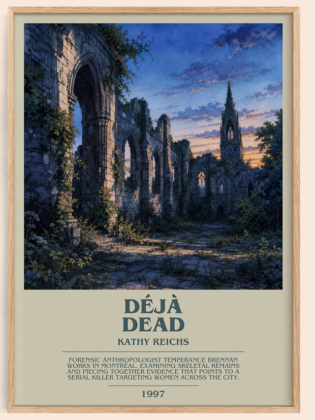 Déjà Dead Bookish Wall Art by Kathy Reichs