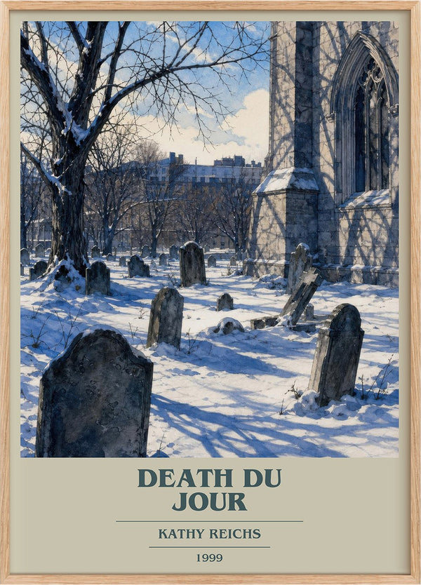 Death du Jour Book Cover Poster by Kathy Reichs
