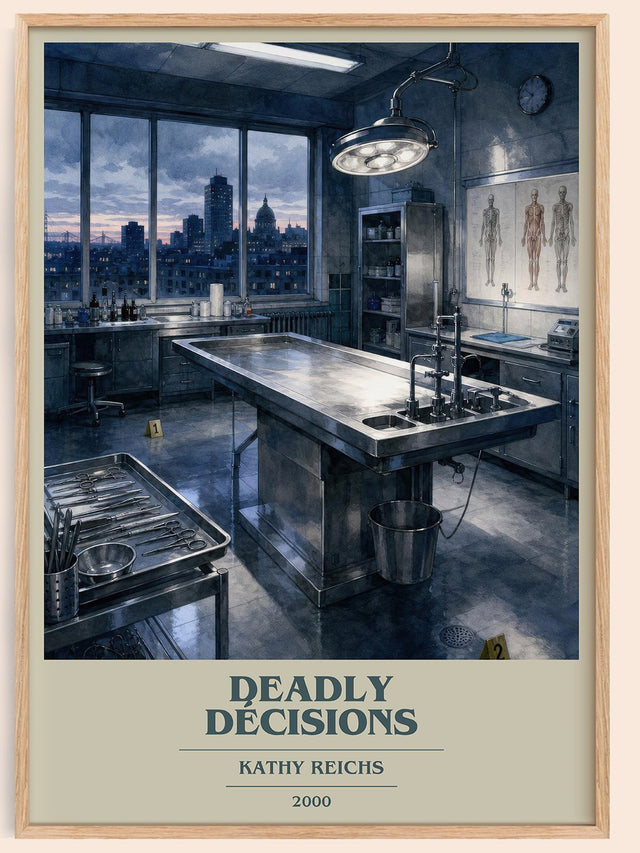 Deadly Décisions Book Cover Poster by Kathy Reichs