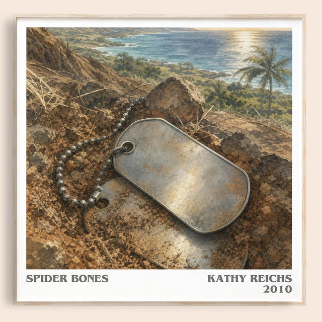 Spider Bones Literary Art Print by Kathy Reichs