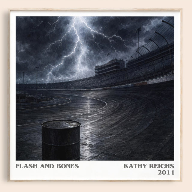 Flash and Bones Literary Art Print by Kathy Reichs
