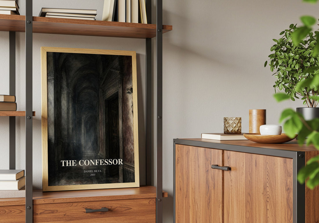 The Confessor book watercolour illustration paper finish options – matte satin gloss
